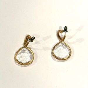Elegant Gold and Silver Drop Earrings